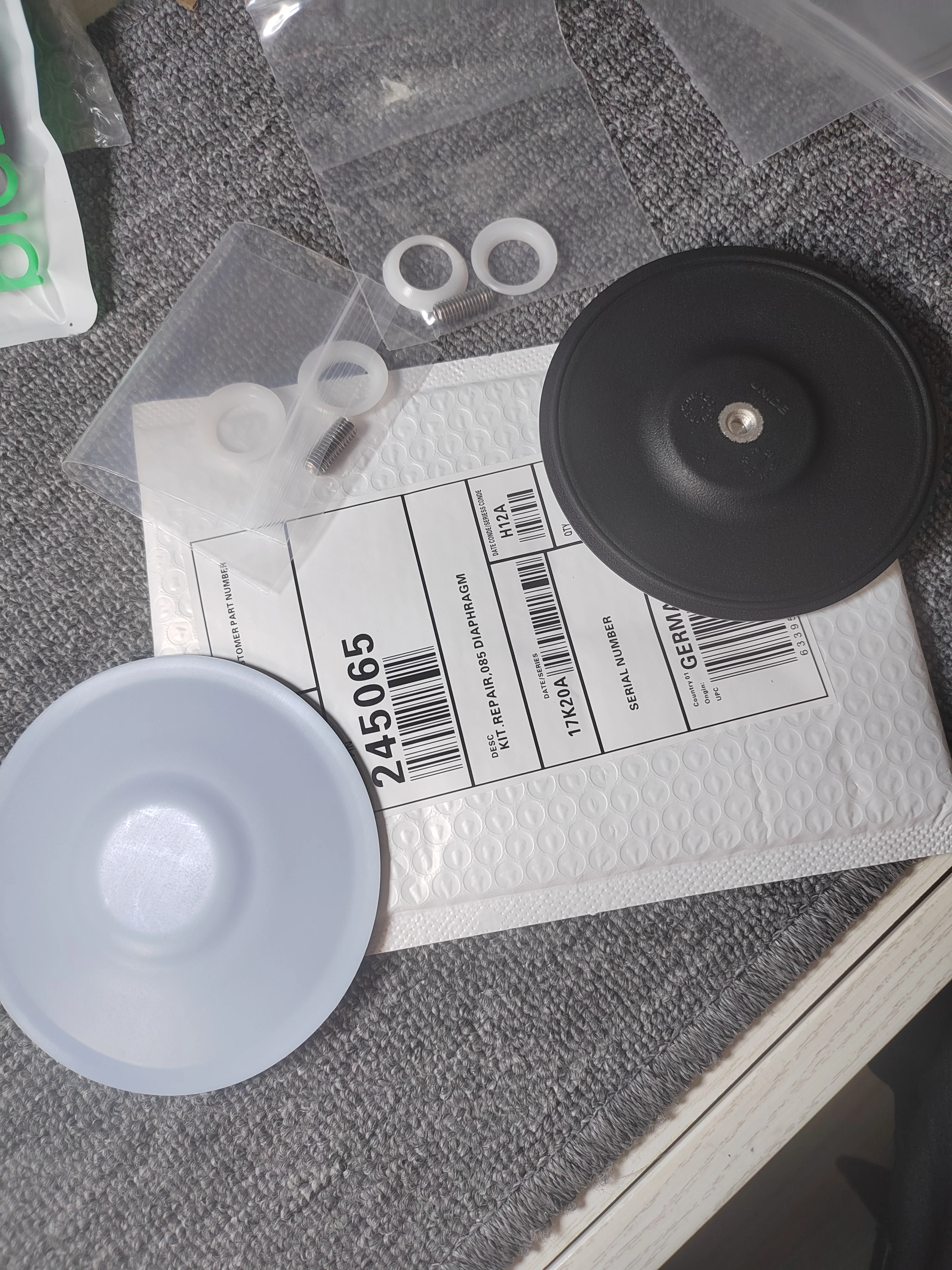 FOR Graco 308 Pump Repair Kit Pneumatic Diaphragm Pump Composite Diaphragm Corrosion Resistant Diaphragm Outer Diameter 125