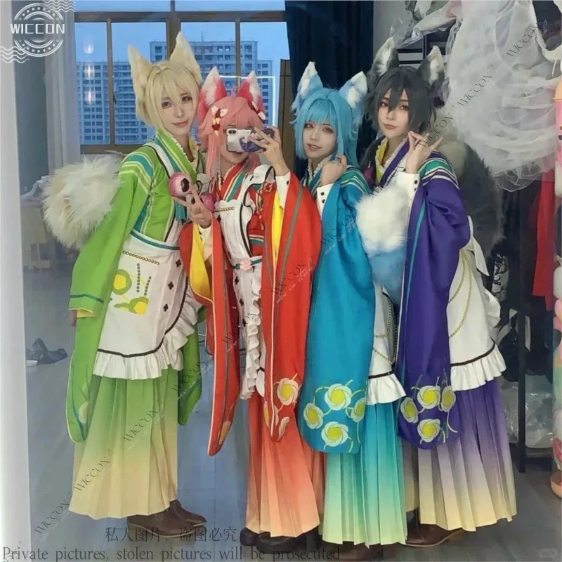 AAA 2025 Himemiya Tori Shiina Niki Tenshouin Eichi Shino Hajime Ensemble Stars Anime Game كيمونو لعب الأدوار أغطية الرأس لحفلات الشاي Ta