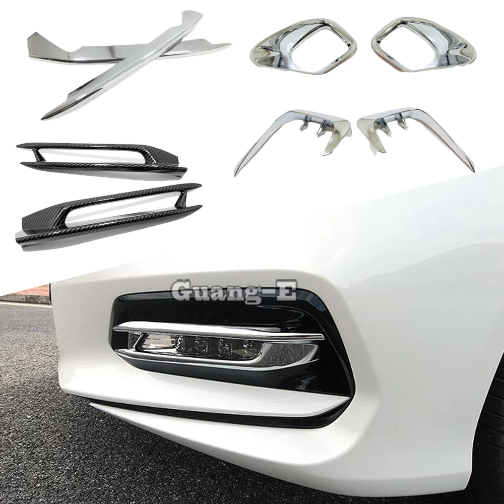 

Для Honda Accord 10 2018 2019 2020 2021 2022 2023 АБС-пластик, накладка на переднюю головную противотуманную фару, рамка для лампы для бровей, 2 шт.