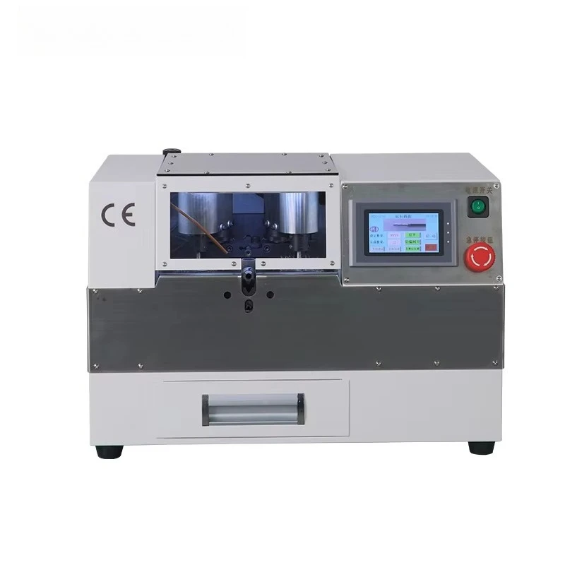 EW-1060 آلة قطع جديلة الكابلات الأوتوماتيكية آلات خلفية قابلة للطي