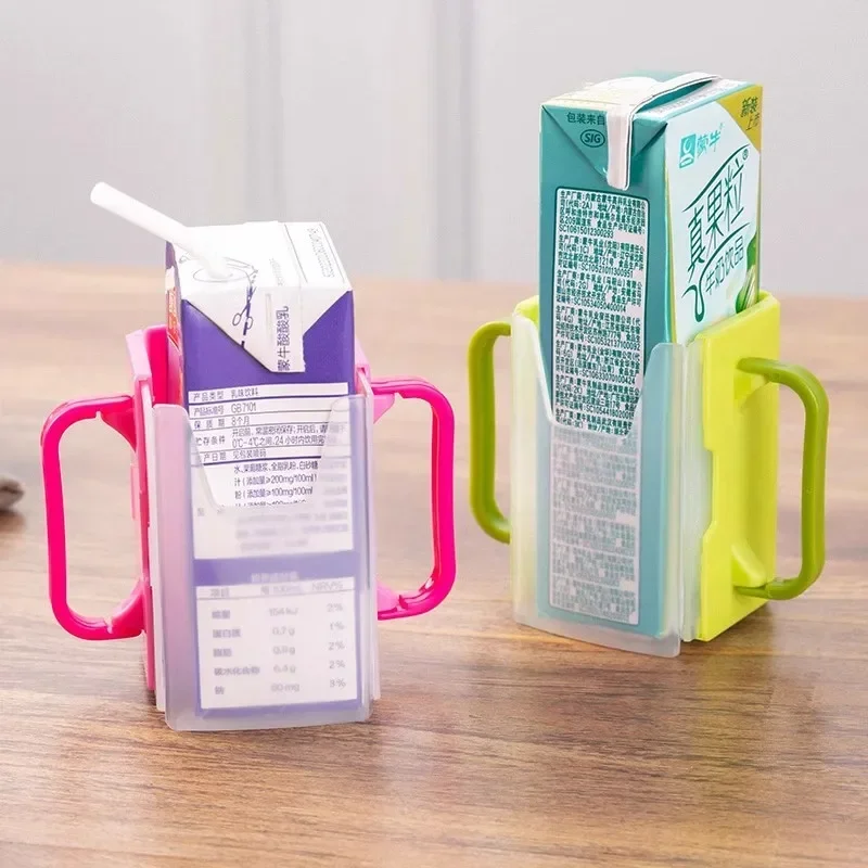 

Holder Infant Anti-Spill Cup Milk Box Holder Bottle Cup Milk Holder Adjustable Safety Plastic Baby Toddler Juice Box Drinking