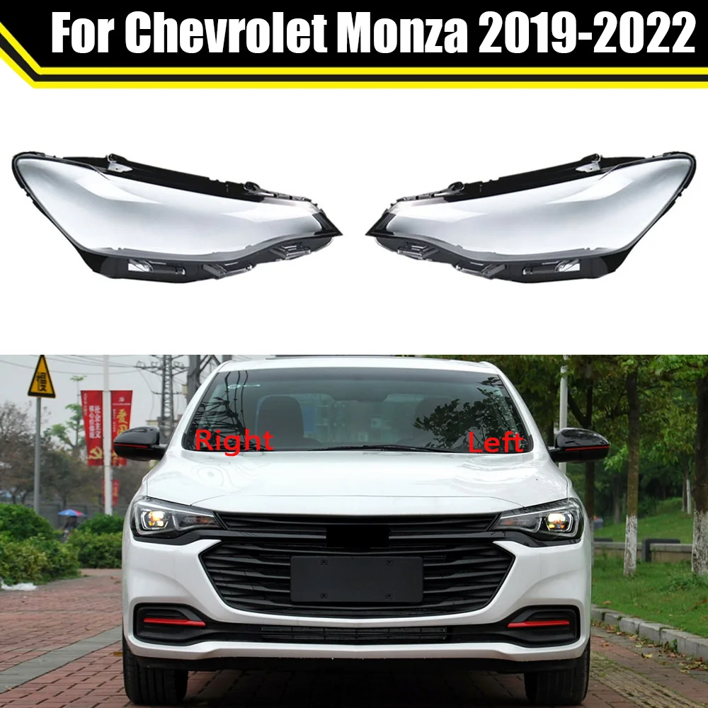 

Car Front Headlight Lens Glass Auto Shell Headlamp Lampshade Light Lamp Cover Lampcover For Chevrolet Monza 2019 2020 2021 2022