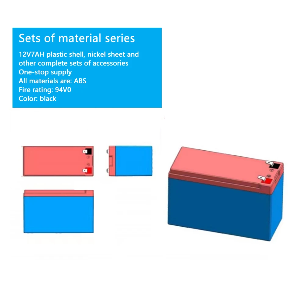 12v 7ah 18650 Battery Storage Boxes With Nickel Sheet Bracket Lithium Battery Box With 3s 40a Protection Board