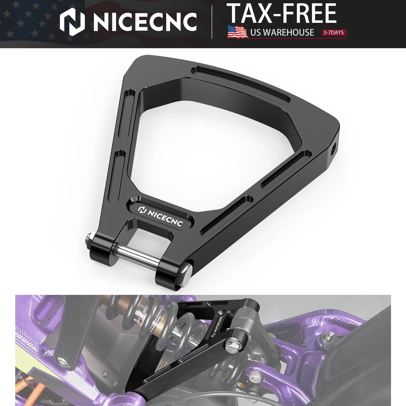 

NICECN для 2025 2024 2023 Surron Light Bee X, треугольный кронштейн заднего звена, амортизирующий усиленный для Sur-Ron Light Bee S L1E