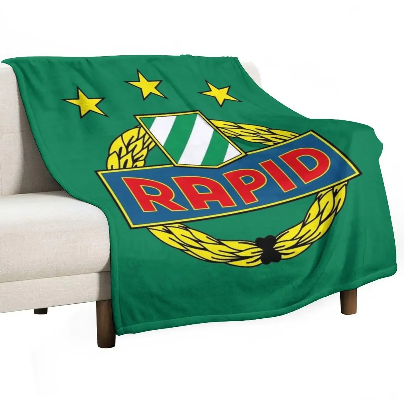 Rapid vienna, - Rapid Wien Throw Blanket Travel Tourist for winter Flannels Softest Thermal Blankets