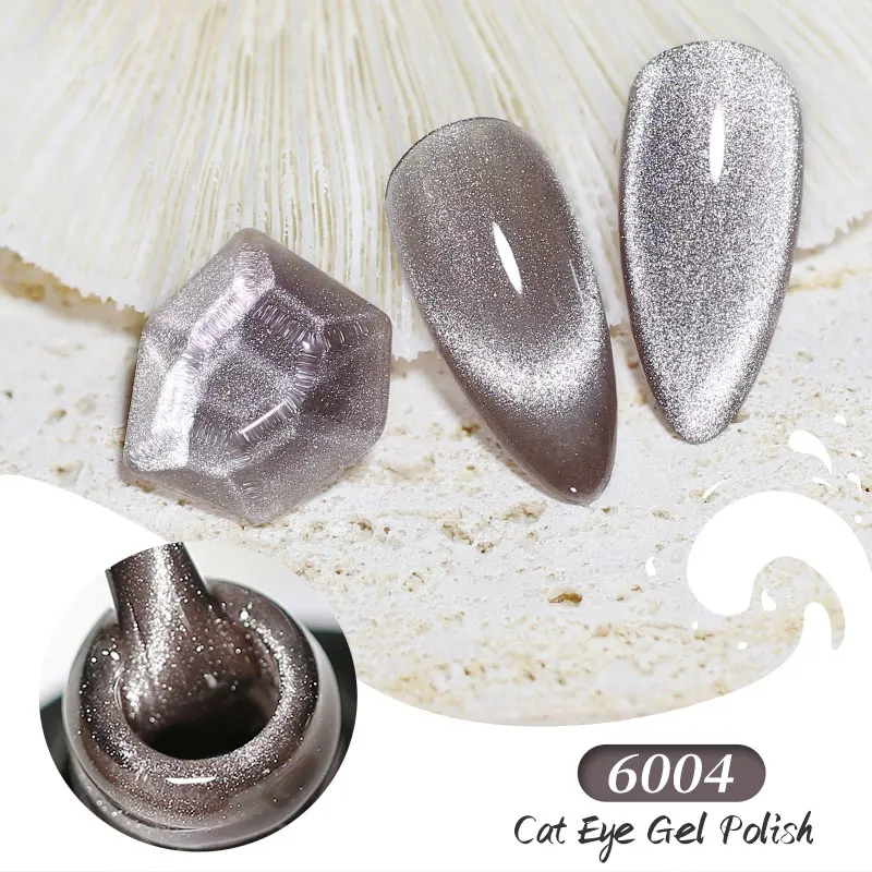 NAILCO Crystal Cat Magnetic Gel Lakier do paznokci 9D Sparkling Glitter Chameleon Semi Permanent Soak Off Nail Art Gel Varnish New