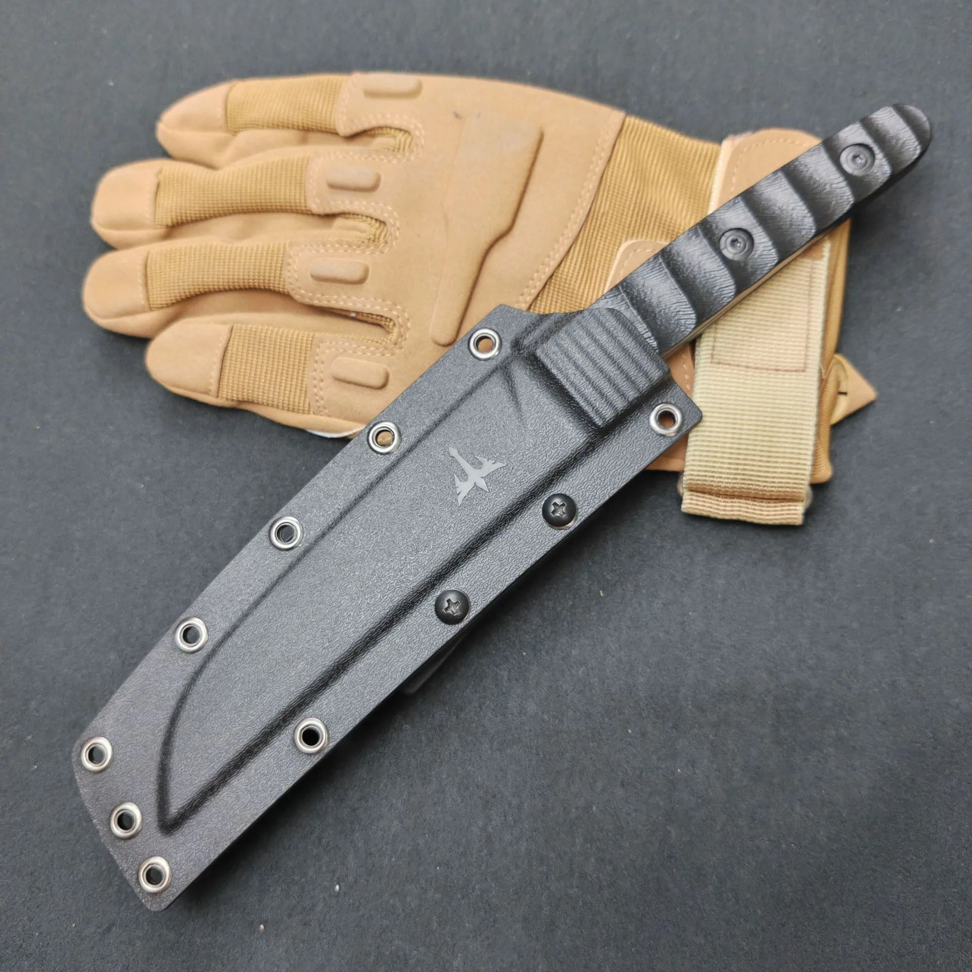 Kydex Sheath Knife Outdoor Sur - đánh giá và giá Dive Knife Titanium