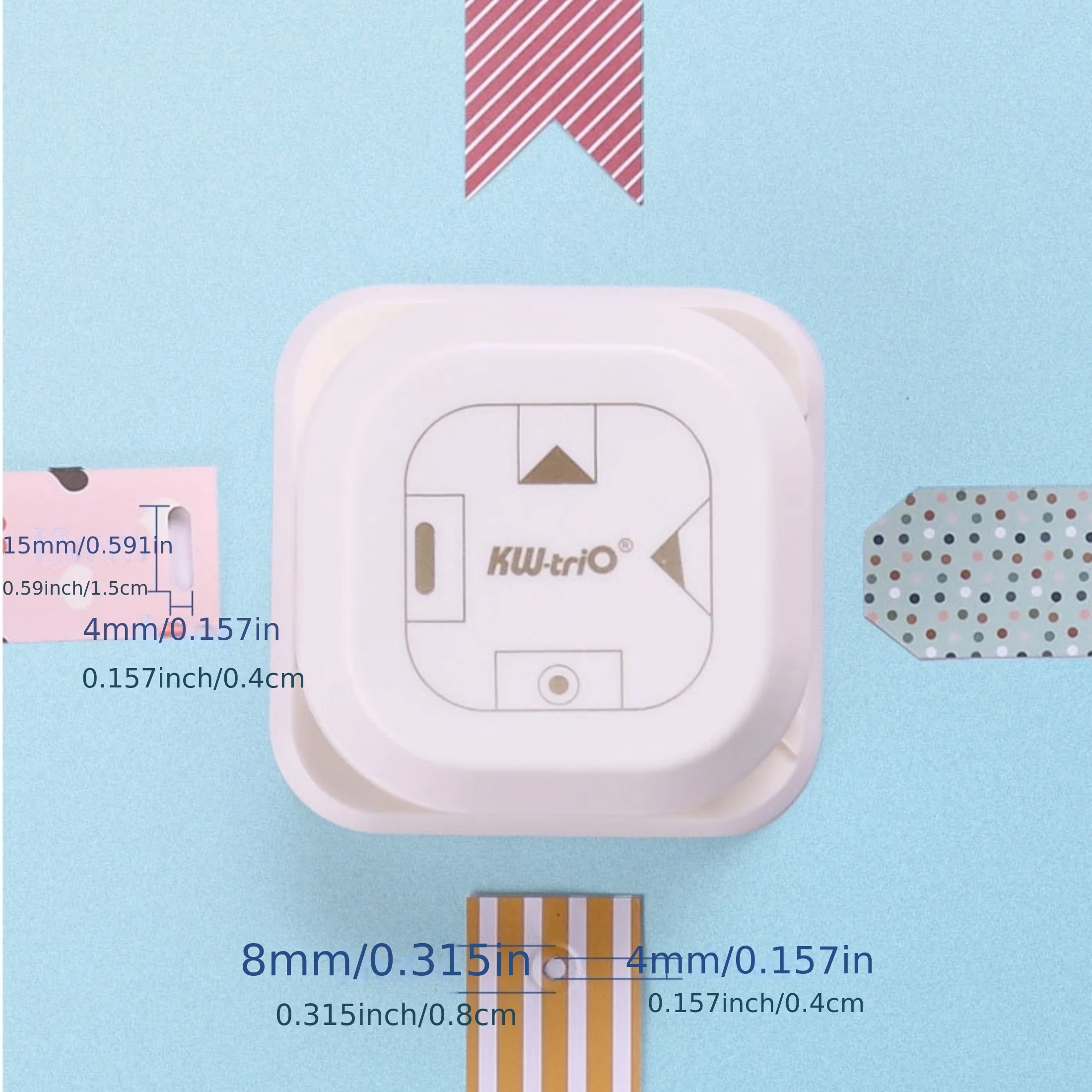 1 szt. Dziurkacz do papieru 4 w 1, wielofunkcyjne dziurkacze do wytłaczania, dziennik Planner DIY narożnik, stacjonarne narzędzie do cięcia notesu, S