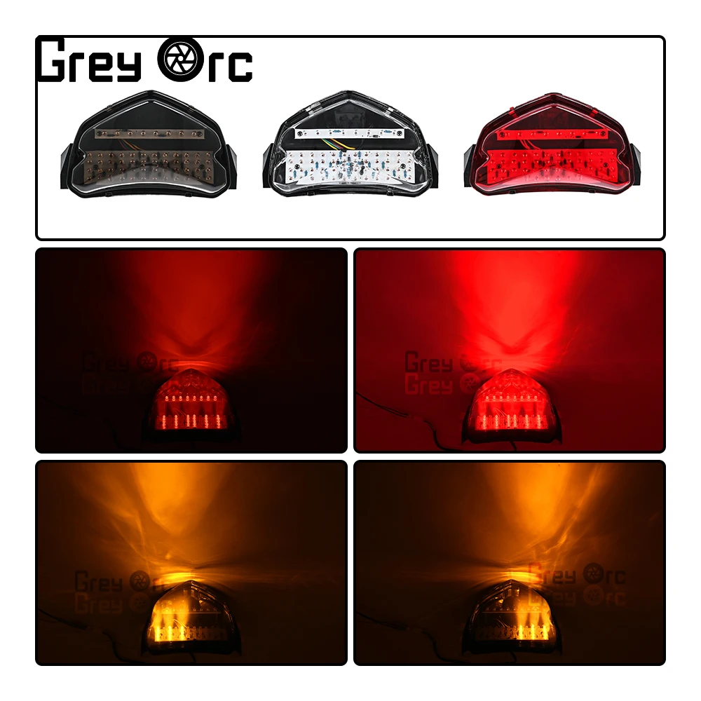 

Motorcycle Tail Rear Light Lamp Taillight Motor Brake Stop Lights For SUZUKI GSXR600 750 2004 2005 Motorcycle Tail Turn Signal