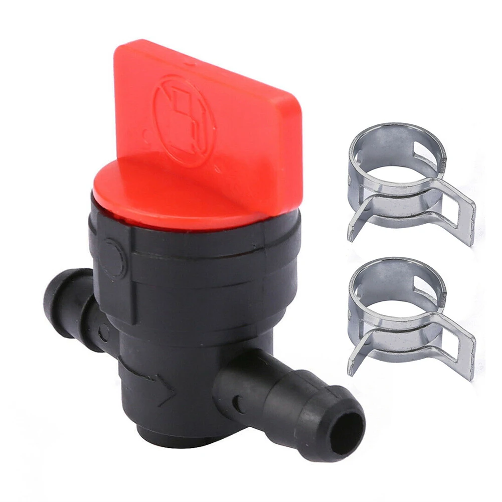 New Switch Valve Fuel Shut Off Engines Plastic Straight Fittings Anti-wear Black&red Corrosion-resistence For Honda Engines