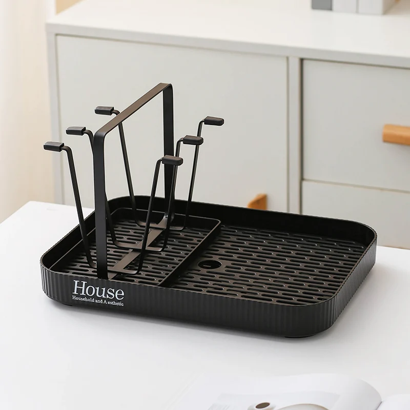 

Metal Cup Holder for Living Room Coffee Cups Wine Glasses Storage Ra Ceiling Mounted 6 Pieces Set Household Organizer