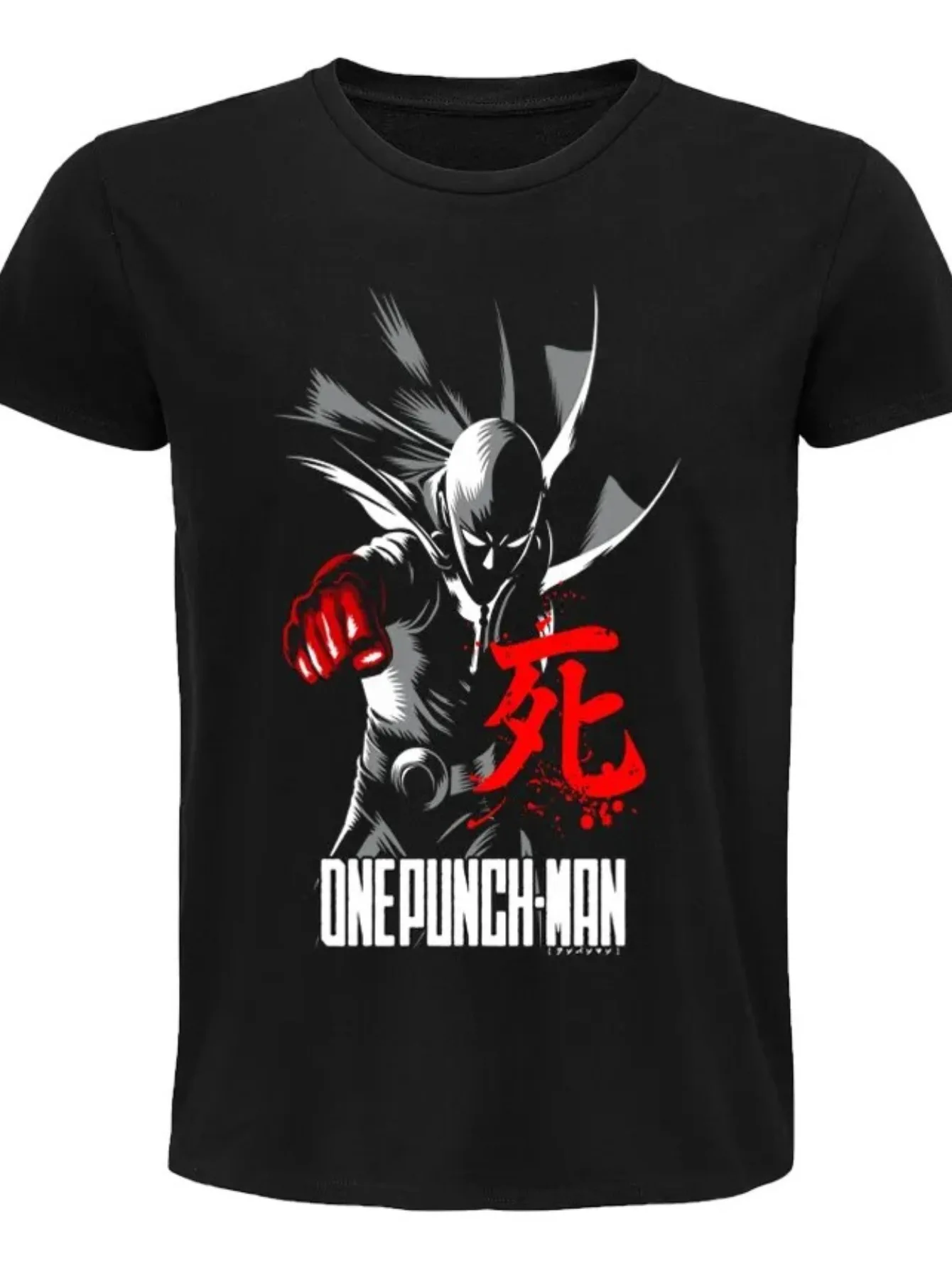 

One Punch Man Ninja T-Shirt - 100% Cotton, Men's Gym/Outdoor Dynamic Action Print Tee