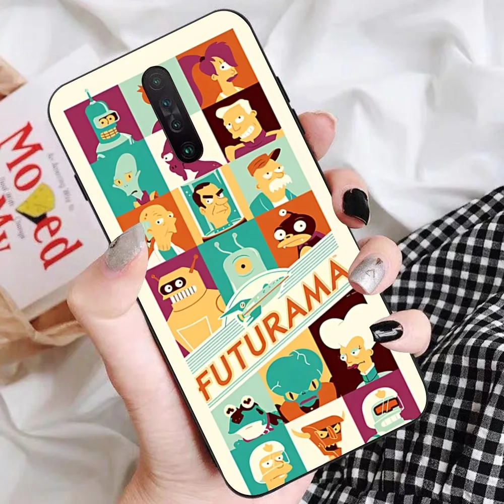 Cartoon F-Futurama Phone Case For Redmi 5 6 7 8 9 10 plus pro 6 7 8 9 A GO K20 K30 K40 pro plus F3 Fundas