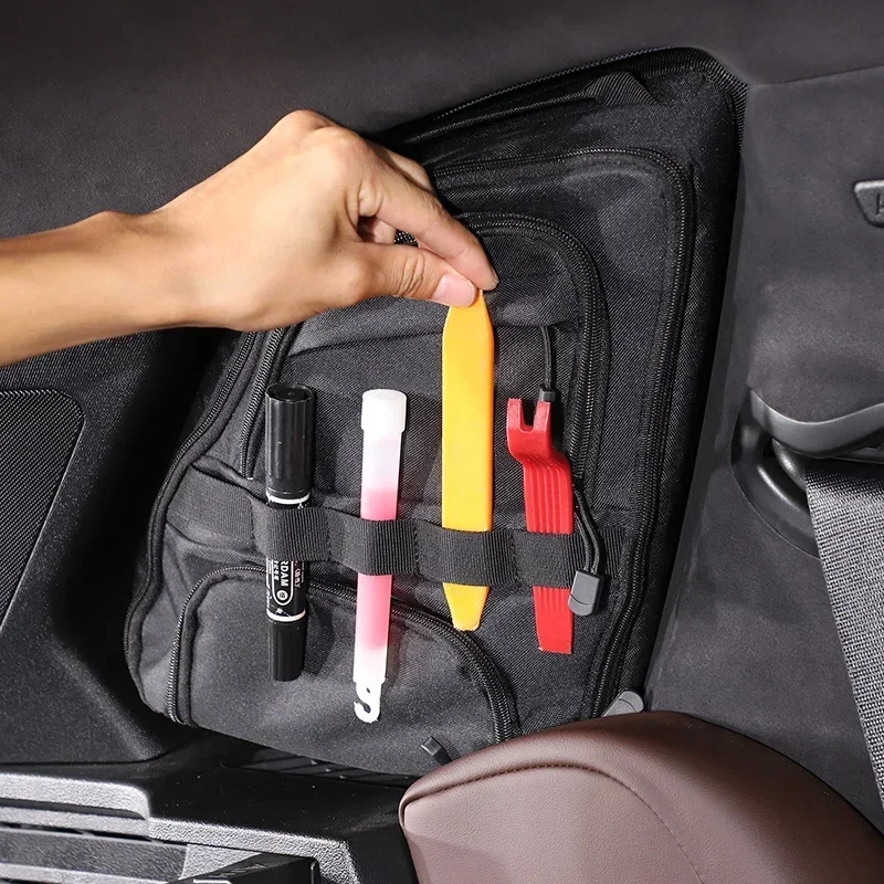 

Для BMW X5 G05 2019-2023: Органайзер-сумка из ткани Оксфорд для багажника автомобиля, сумки на заднее стекло, аксессуары для хранения и порядка