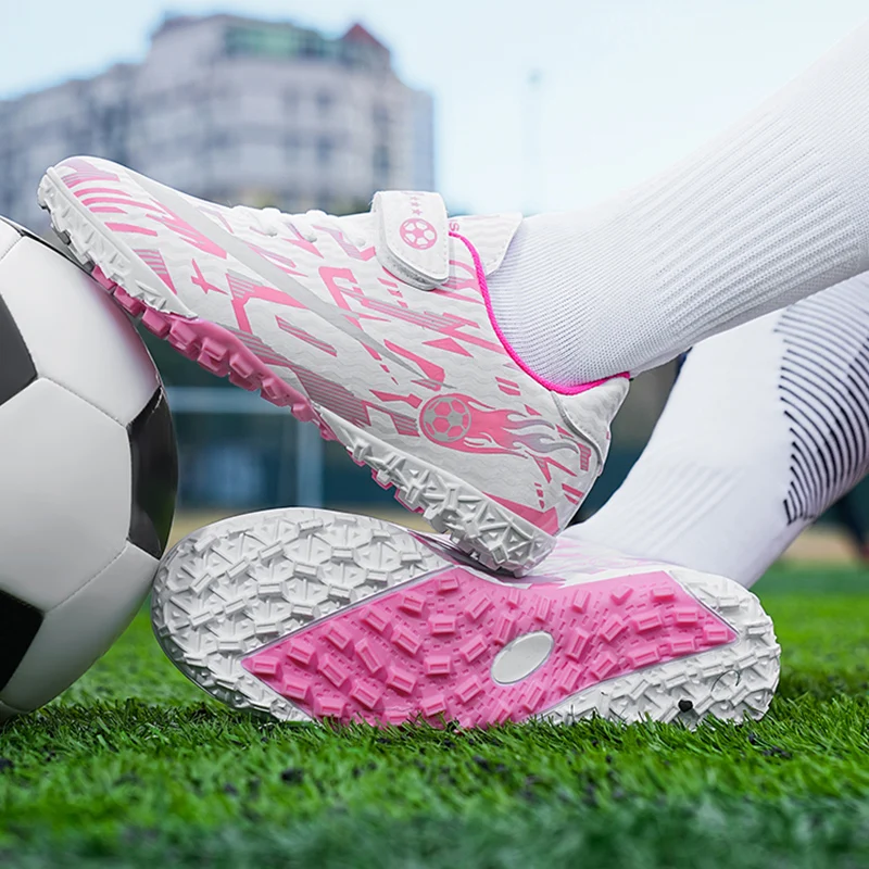 أحذية كرة القدم الرجالية مرصعة TF/FG أحذية رياضية لتدريب الأطفال خفيفة الوزن وسريعة أحذية كرة القدم أحذية كرة القدم المريحة المقاومة #3