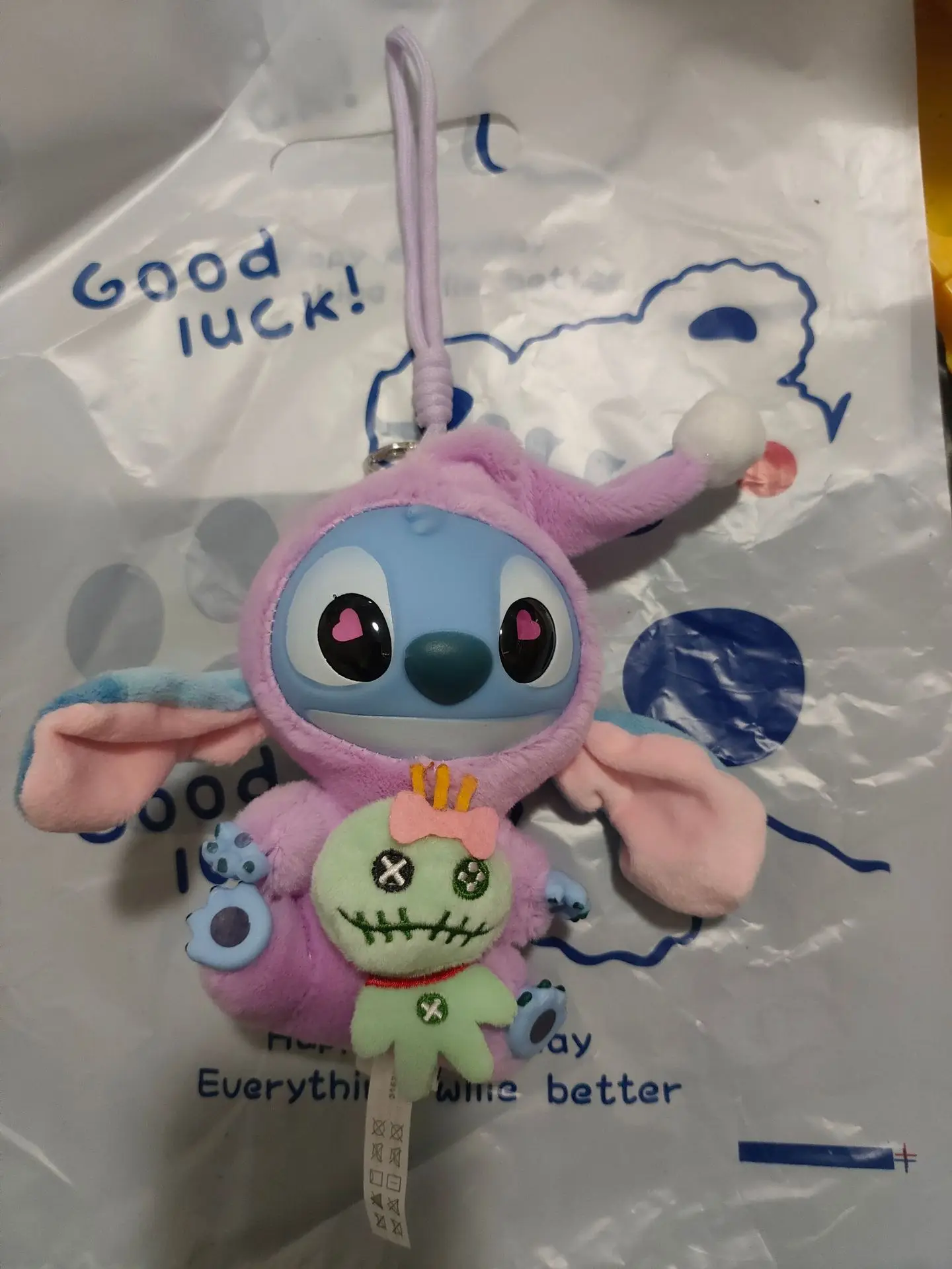 Disney nouveau point manger une chose avant du sommeil série vinyle boîte aveugle sac pendentif mignon en peluche poupée boîte mystère jouet cadeaux Surprise