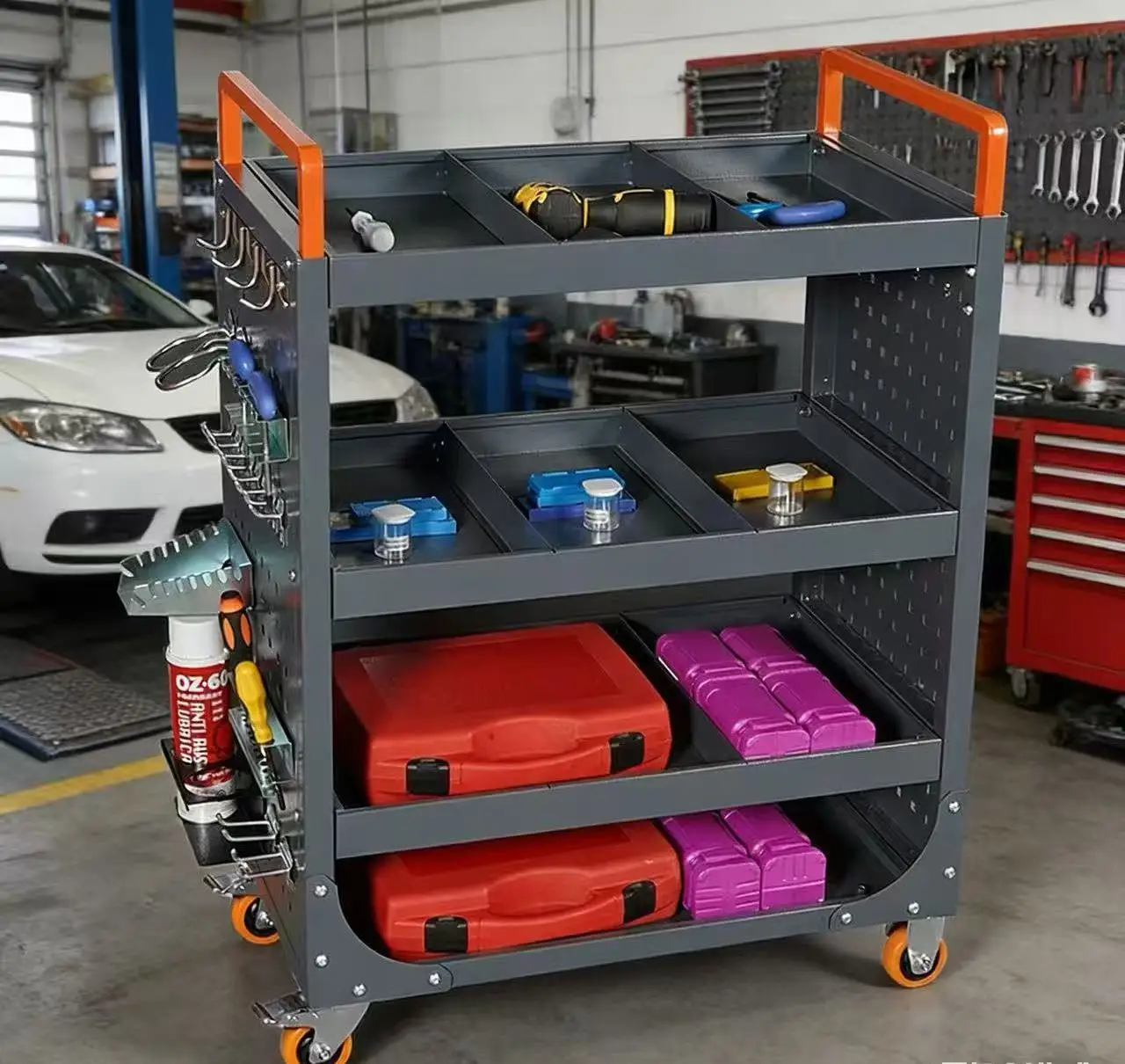 

Heavy Industrial Tool Storage Cabinet, Suitable For Use In Workshops And Repair Shops For Tool Carts