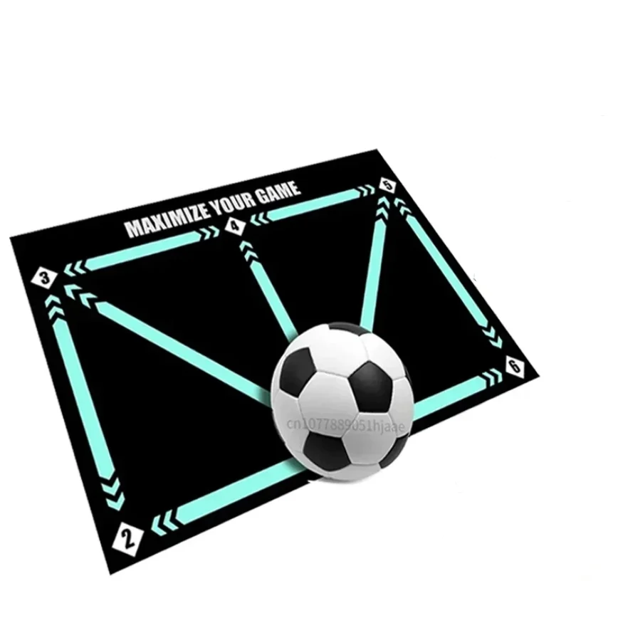 

90cm Football Training Mat Durable Non Slip Foldable Kids Adults Dribble Training Mat Football Training Indoor Ourdoor Equipment