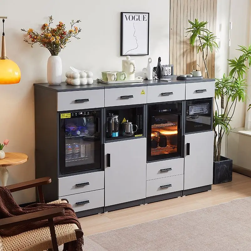

The tea bar machine can be integrated with an ice-making water dispenser, with refrigerated ice, disinfection business