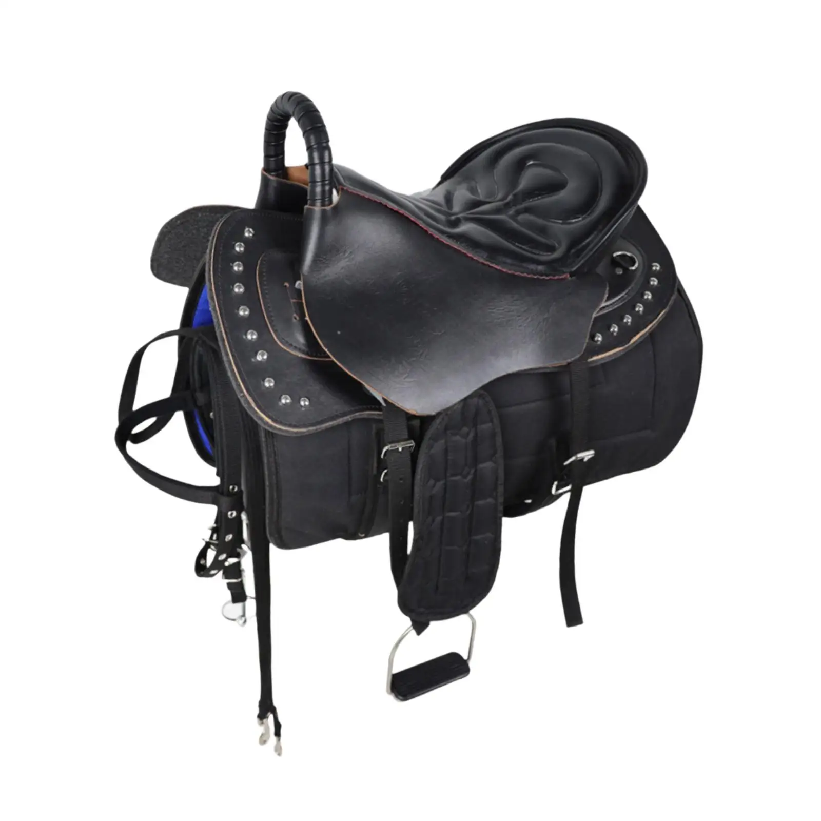 Horse Saddle Set Cushion Pad Protection Sport Accessory Shock Absorption Wear Resistant Horse Riding Seat Equestrian Gear