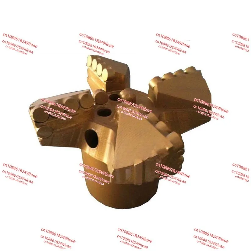 Diamond Composite Sheet Mining Well Drilling Water Well Three-wing Drill Bit PDC Coal Mine Hard Layer Core Rock Drill Bit