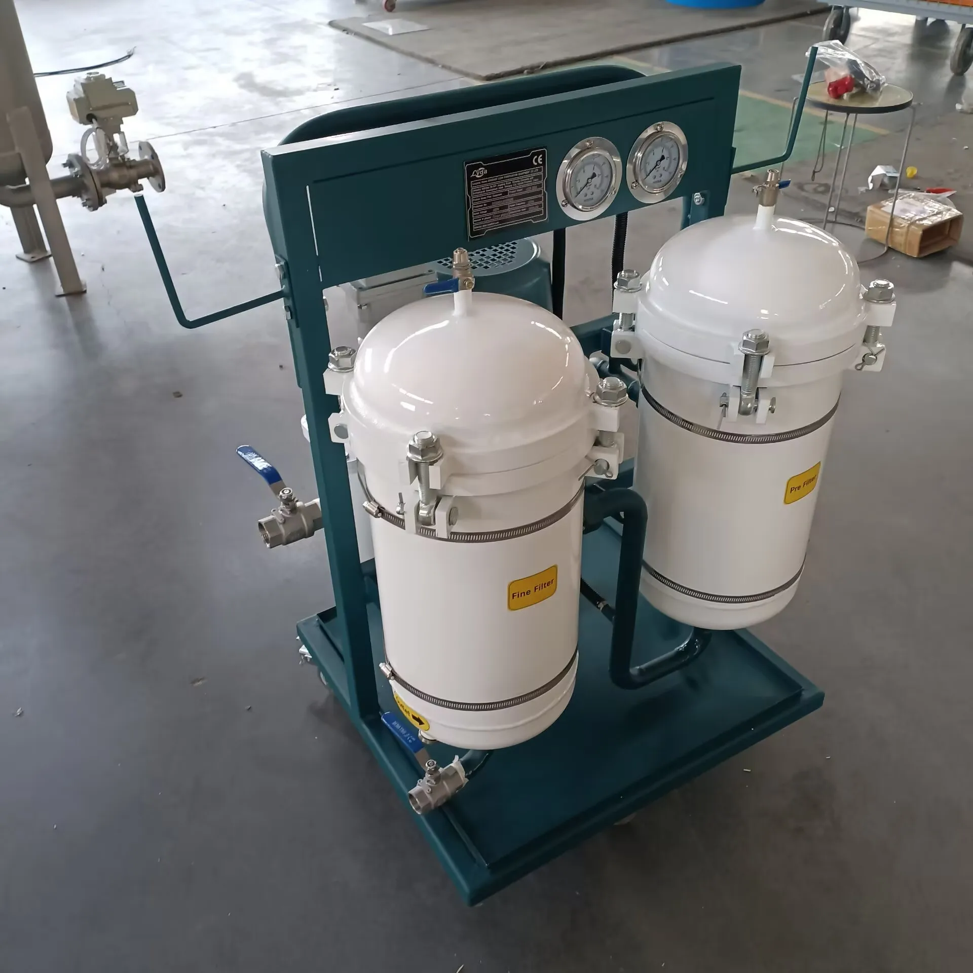 Small Recycling Machine Oil Purifier, Used for Hydraulic Oil Engine  Lubricant Oil Filtrationl Machine