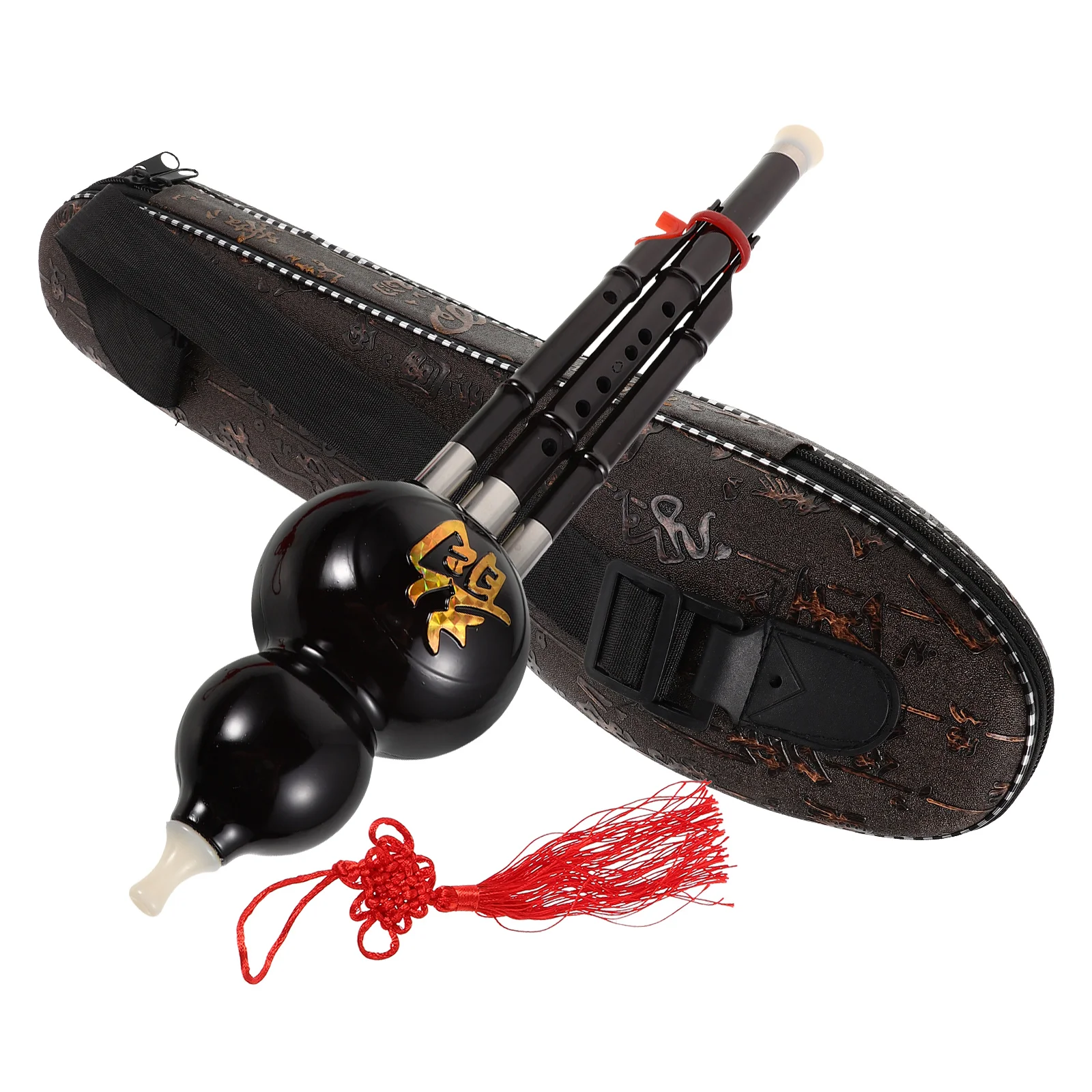 

1pcs C Key Cucurbit Flute For Beginners Resin Chinese Traditional Wind Detachable Design Pure Sound Travel Friendly Includes