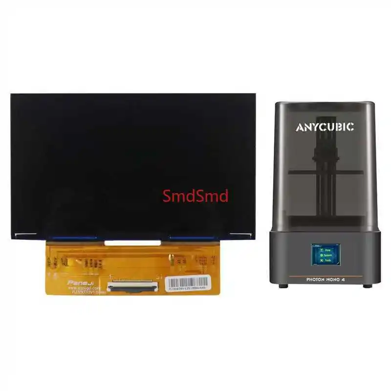 7 Inch 10K For Anycubic Photon Mono M4  / Mono 4 ultra LCD Screen Replacement 3D Printer Part With Glass
