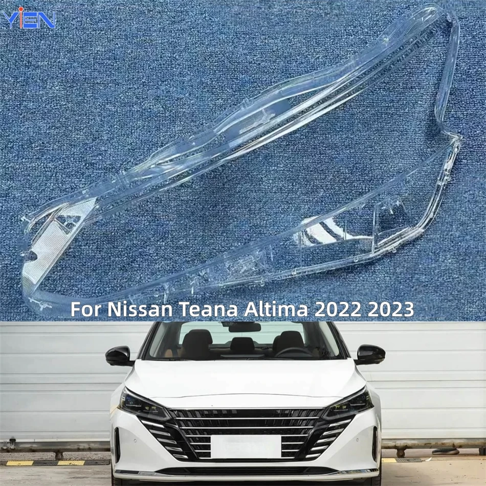 

For Nissan Teana Altima 2022 2023 Accessories Lampshade Cover Headlight Shell Car Front Headlight Lens Cover Lights Shell