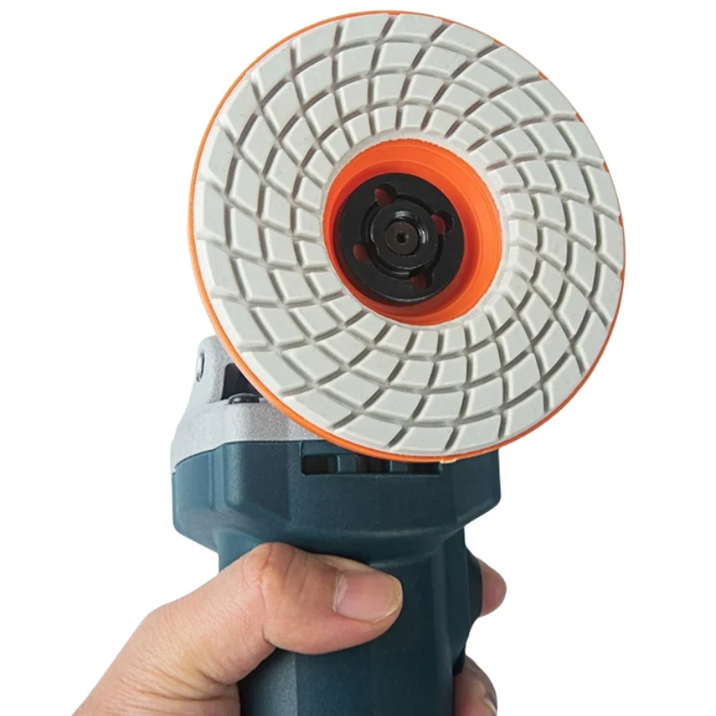 7 Stück 4" 100mm Schleifscheiben mit Schnallenverschluss für Nass- und Trockenpolitur, Flexible Scheiben für Stein, Quarz, Marmor, Granit, Beton-Schleifen – Detail 9