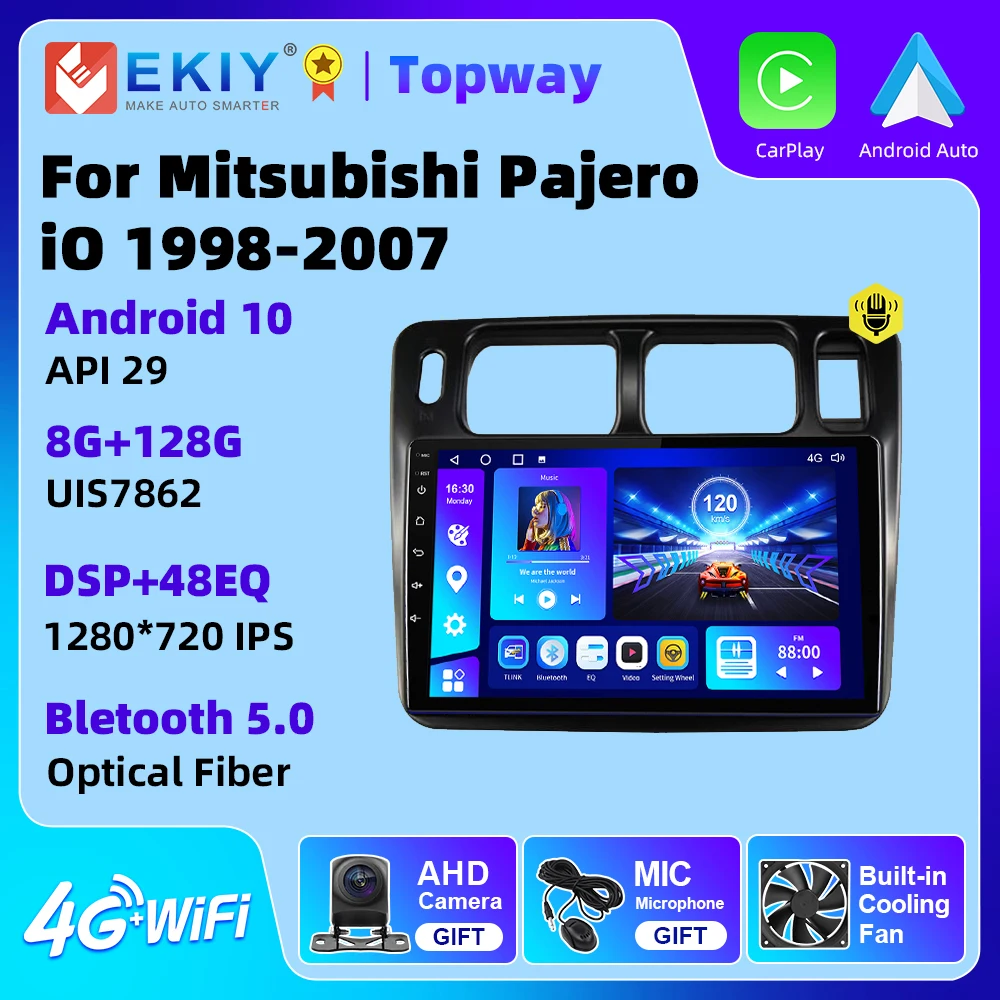 

EKIY Car Radio For Mitsubishi Pajero R4/IO 1998-2007 Android Multimedia Video Player GPS DSP Navigation Carplay 4G WIFI