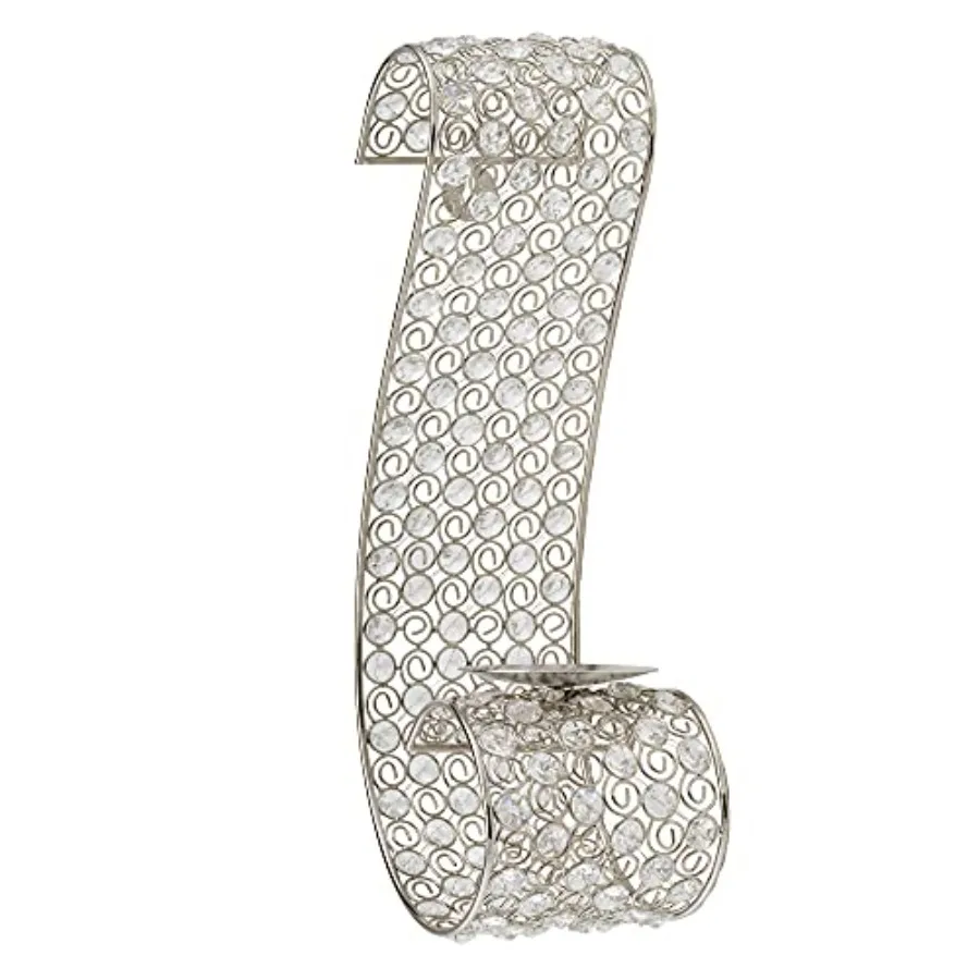 

Настенный светильник Voluta Cristal Scroll, серебристый, 5716