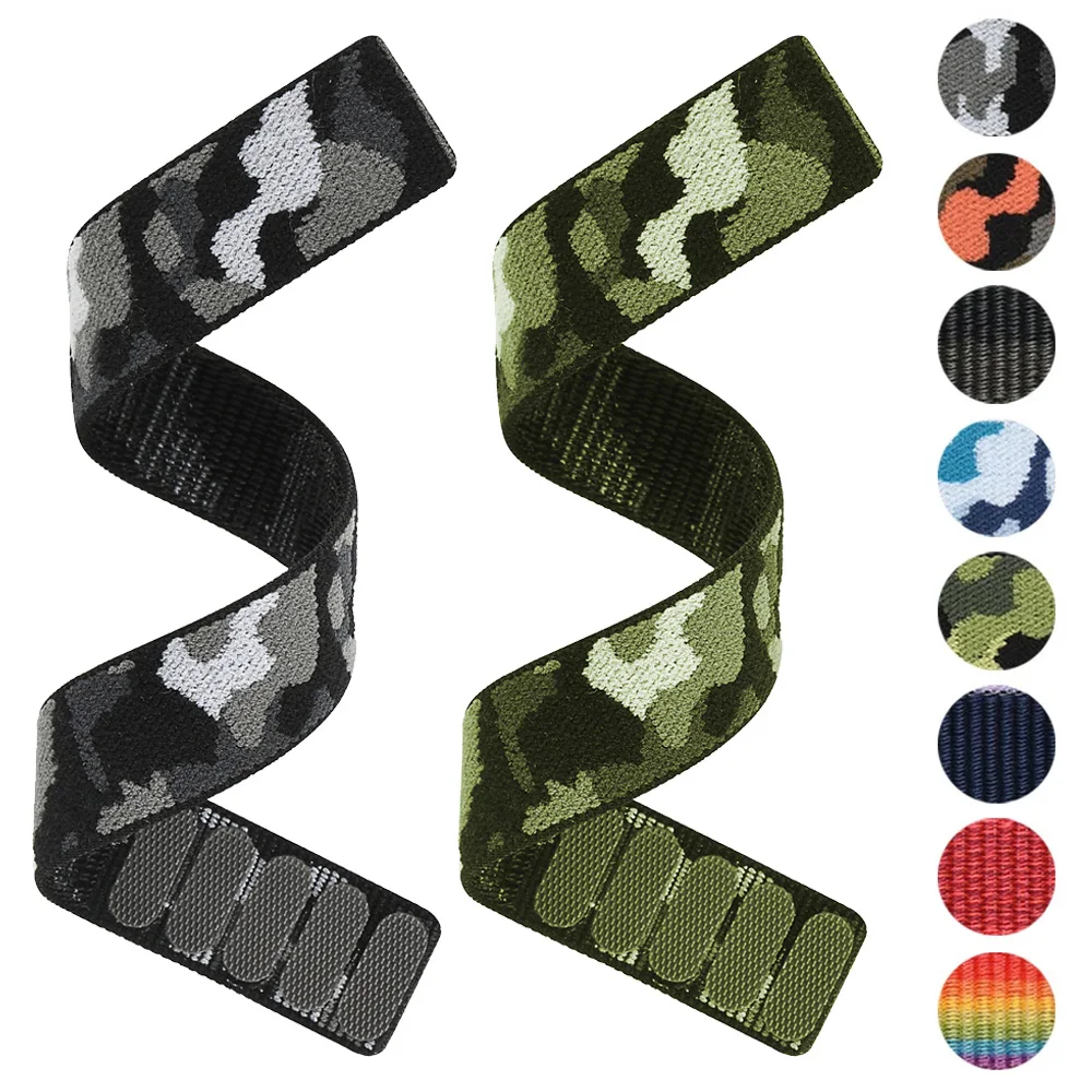 حزام نايلون حلقي لـ Epix Pro ، 22 دقيقة ، 26 دقيقة ، 51 ، 47 Garmin ، Mk2i ، Mk1 ، إندورو ، مارك ، Gen 2 ، أساور معصم خارجية مجدولة