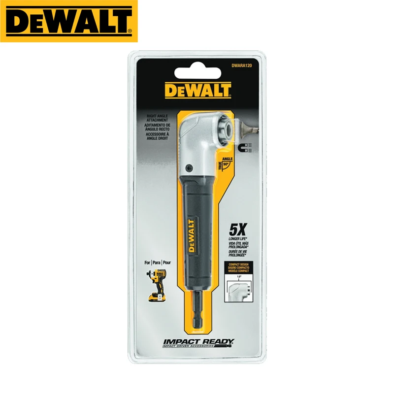 Imagem -02 - Dewalt-suporte de Inserção Pivotal Conexão Magnética Forte do Canto Suporte do Bocado do Ângulo Direito Dt70518 Conjunto de 10 Peças Dwara120
