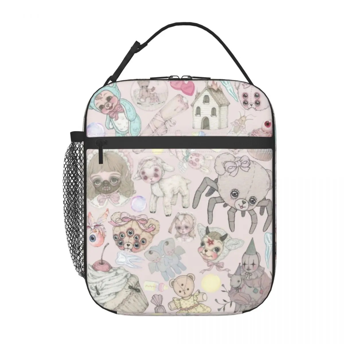 

Сумка для обеда Martinez Melanie на заказ для женщин, холодильник, термоизолированный ланч-бокс для офисной работы, школы, портативные сумки-тоут