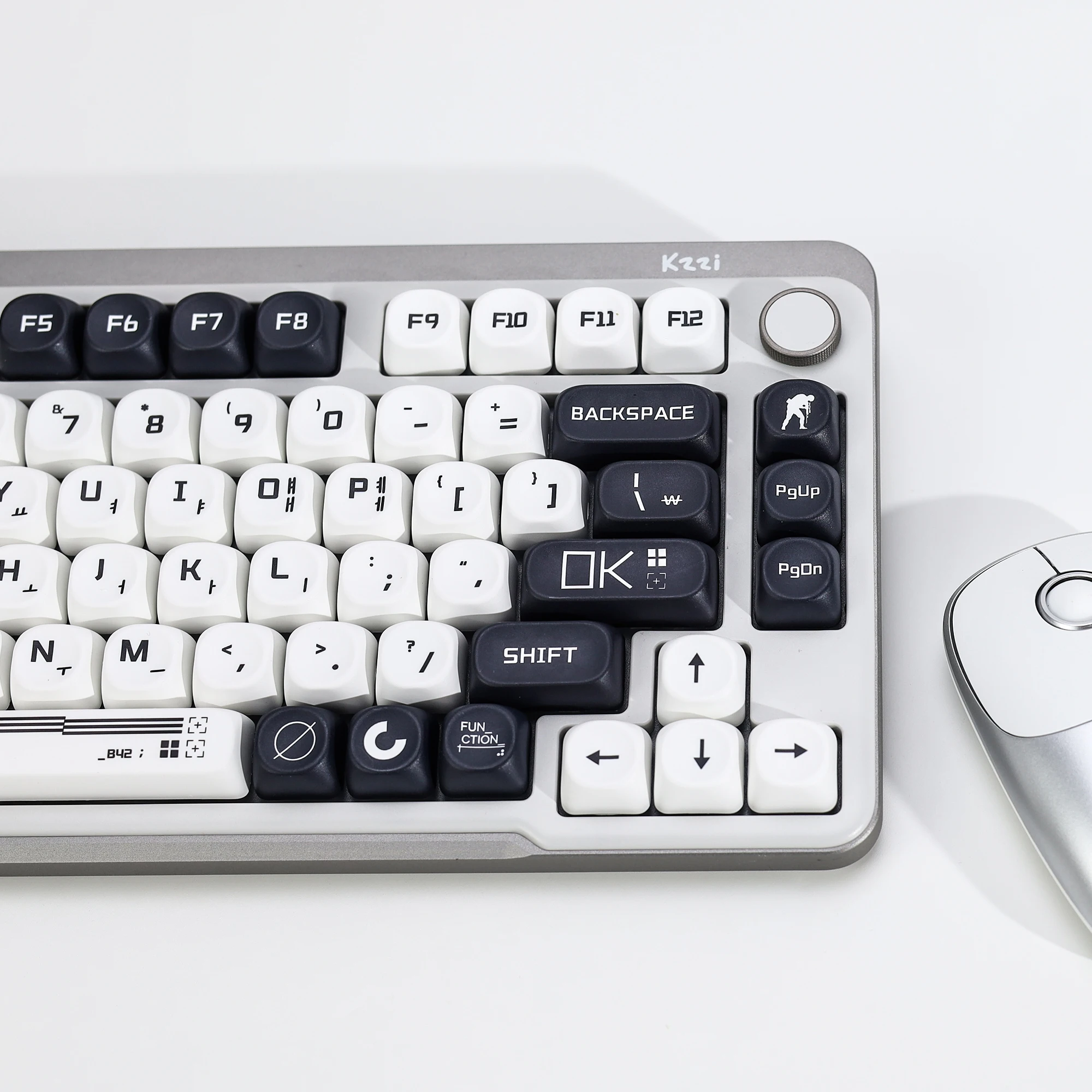 KBDiy PrintStream Koreanische Tastenkappen csgo Retro PBT KOA MOA Profil Alice ISO Tastenkappe für MX Switches 60 Gaming Mechanische Tastatur – Detail 10
