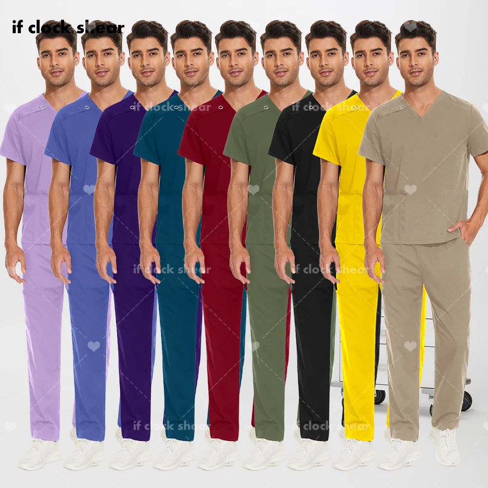 High Quality Medical Accessories Operating Room Surgical Uniform Men Dentist Nursing Clothes Laboratory Workwear Wholesale Price