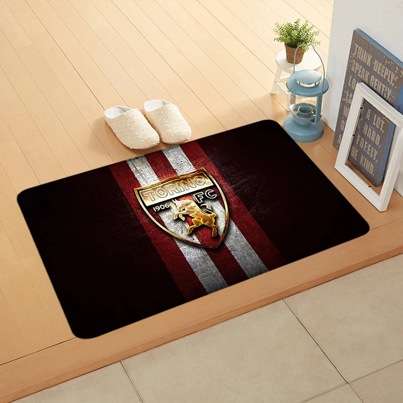 Door Mats Interior Foot Rug Welcome Floor Mat for Entryway Torino Football Club Soft Hallway Carpet Kitchen Rugs Home Decors