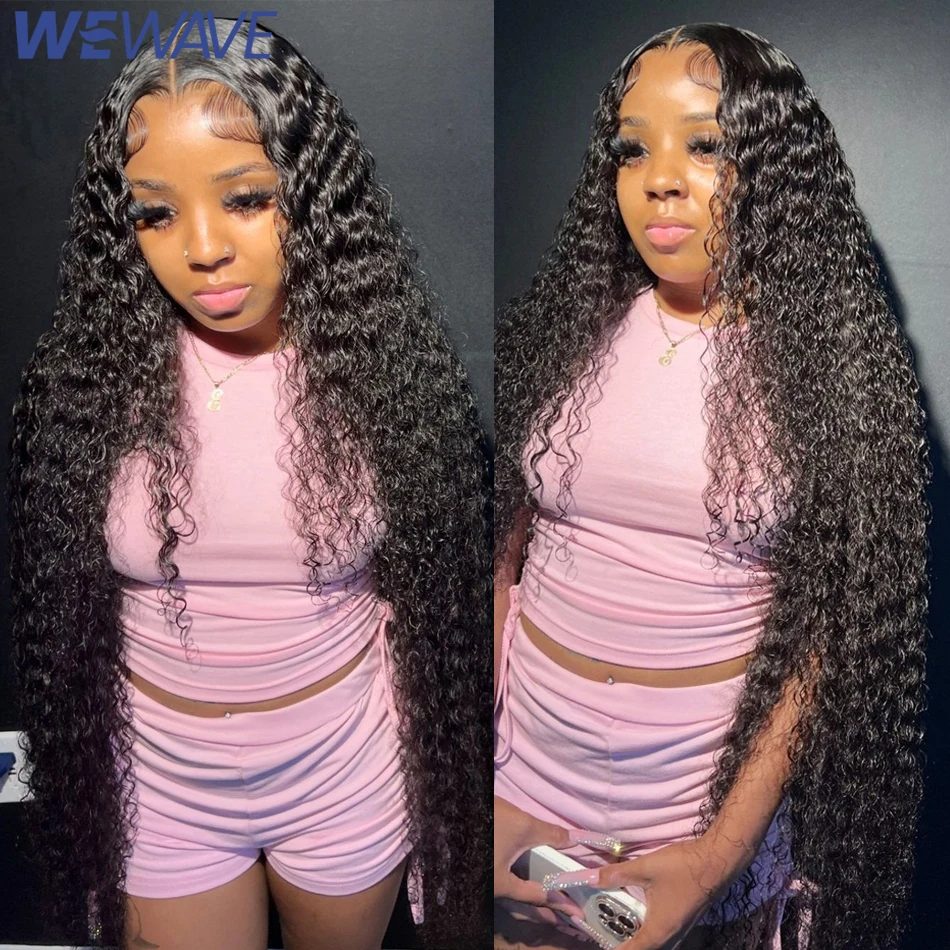 250 Density 13X6 Hd Lace Frontal Wig 30 40 Inch 13x4 Curly Lace Front Human Hair Wig Hd Lace Wig Water Deep Wave Frontal Wigs