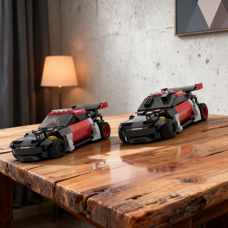 

377 деталей MOC: Модель «Койот» Мицутани Шион из Cyberpunk Red City Champions – Конструктор, креативный подарок, декор для демонстрации, для взрослых