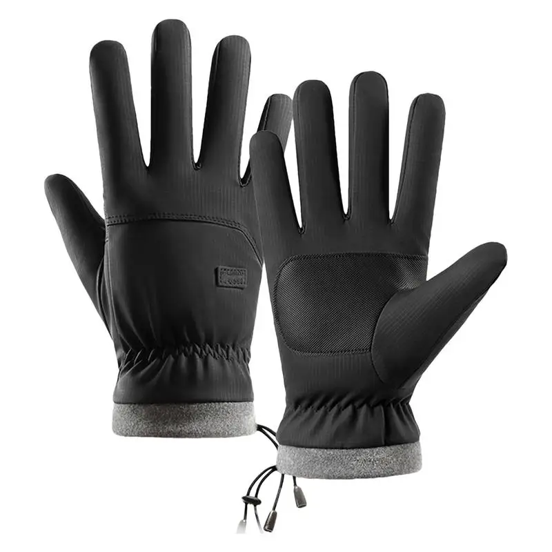 Guantes Térmicos gruesos, manoplas antideslizantes de Palma, impermeables, a prueba de viento, para esquí y ciclismo