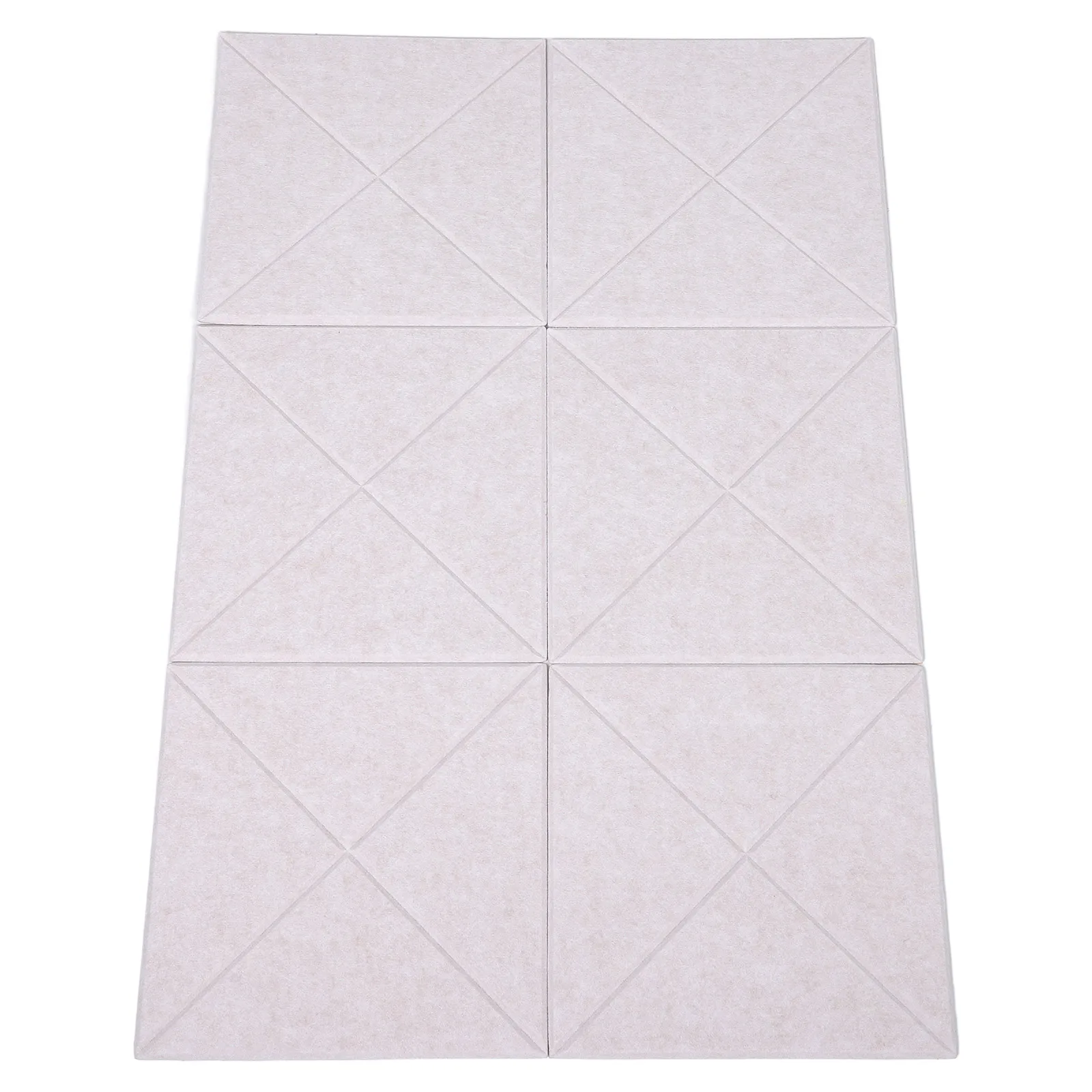 

6Pcs Sound Absorbing Panels Acoustic Soundproof Blocks Quick Install Home Studios Entertainment Theaters Offices