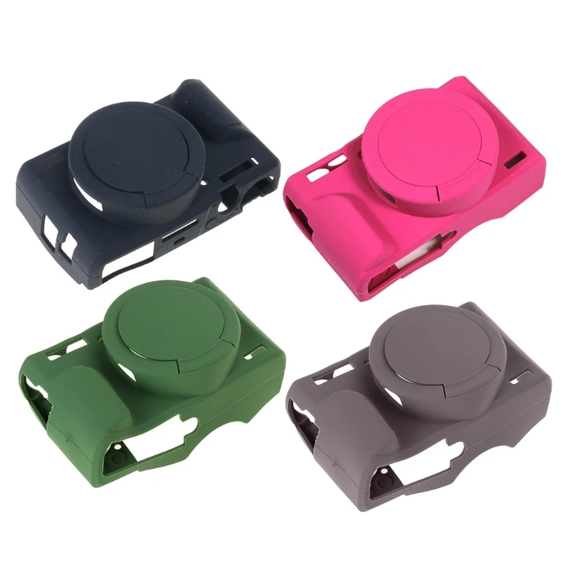 J78A Camera Silicone Cases Cover Protectors for G7X Mark 3 G7X III G7X3 Protective Body Cover Cases Skin Camera Accessories