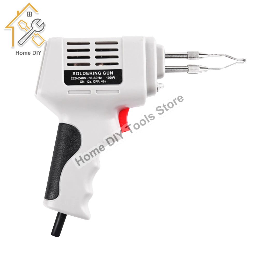 Industrial High-power Electric Iron Welding 100W 220V Soldering Guns Torch Weld Repair Tools EU Plug Hot Air Heat Gun