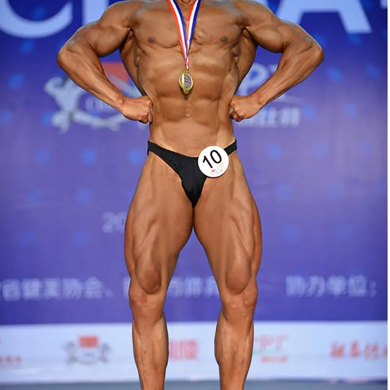 

IFBB NPC Men's Competition Shorts Stage Performance Pants Fitness Bodybuilding Briefs