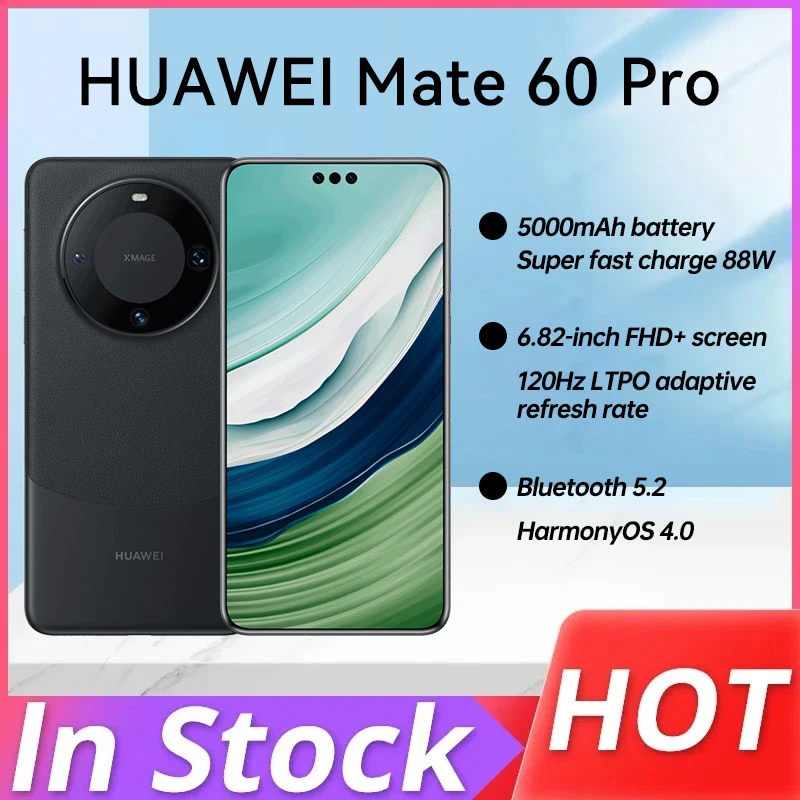 New Huawei Mate 60 Pro 5G Mobile Phone 50MP Camera 6.82