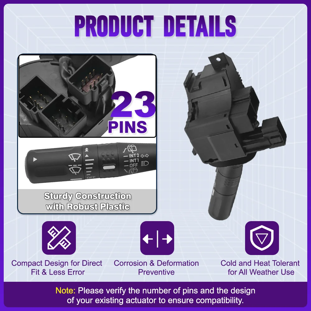 For Lincoln Aviator Navigator 2003 2004 2005 Car Indicator Turn Signal Switch Head Light Stalk Steering Wiper Switch