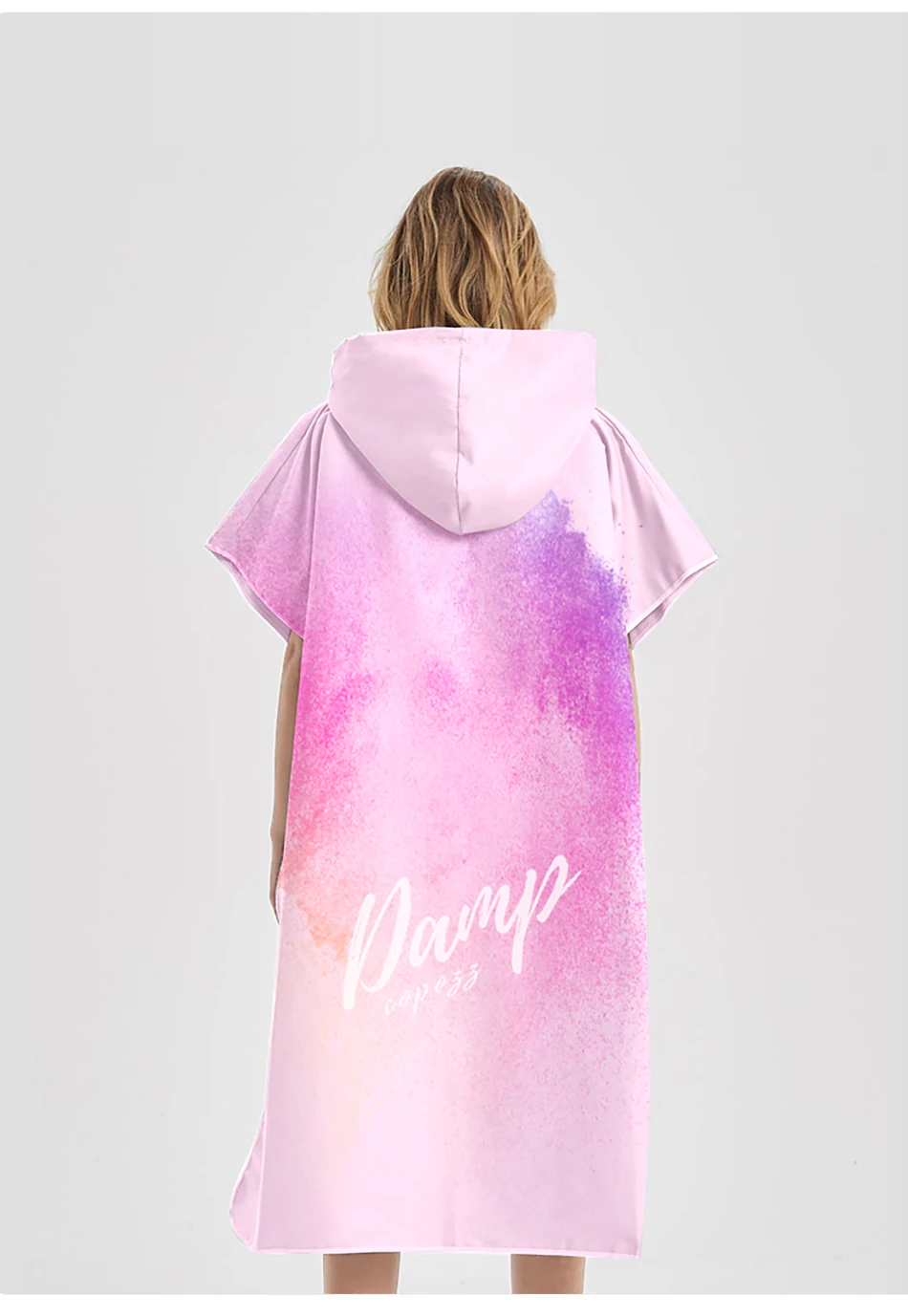 Surf-Poncho, individuelles Handtuch, Wassersport, Kapuzenmantel, Mikrofaser-Stranddecke, Bad, Schwimmen, Handtuch, Neoprenanzug, Strandponcho für Erwachsene – Detail 11