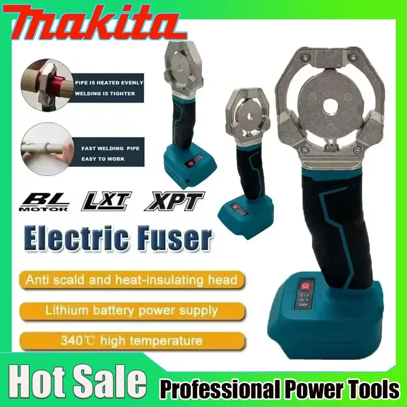 

Makita Electric Pipe Welding Machine Cordless Fuser PPR PE Soldering Iron Plastic Tube PP Heating Hot Melt For 18V Battery