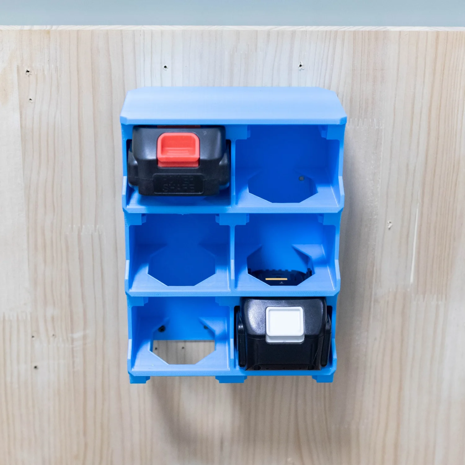 

For Makita18v Workshop Battery Safety Storage Rack Laboratory Storage Rack Flame Retardant Insulated Battery Storage Rack